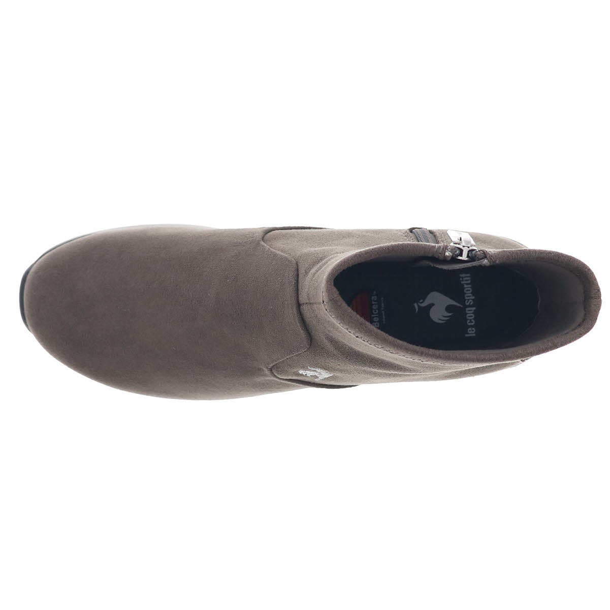 ルコック スポルティフ レディースブーツ LCS アンジェ II LU5FBT85LZ グレー/シルバー GYSL ジップ付き 防水ブーツ 軽量 防滑 蓄熱 消臭