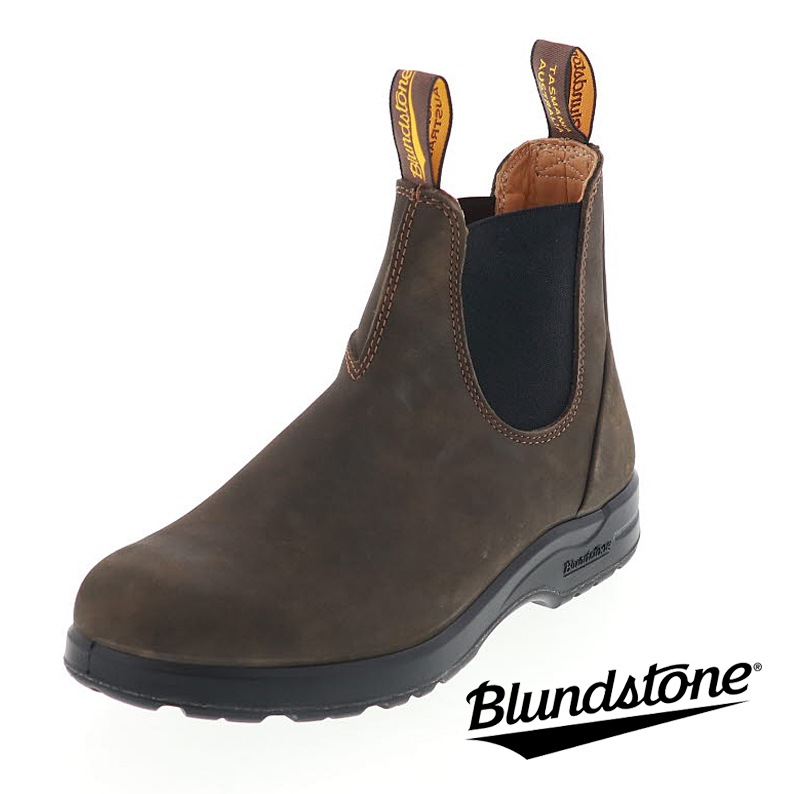 ブランドストーン 2056 メンズ サイドゴア ブーツ ハイカット カジュアル レザーシューズ BLUNDSTONE ALL-TERRAIN ELASTIC SIDED BOOT BS2056267 ラスティックブラウン