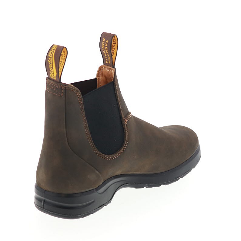 ブランドストーン 2056 メンズ サイドゴア ブーツ ハイカット カジュアル レザーシューズ BLUNDSTONE ALL-TERRAIN ELASTIC SIDED BOOT BS2056267 ラスティックブラウン