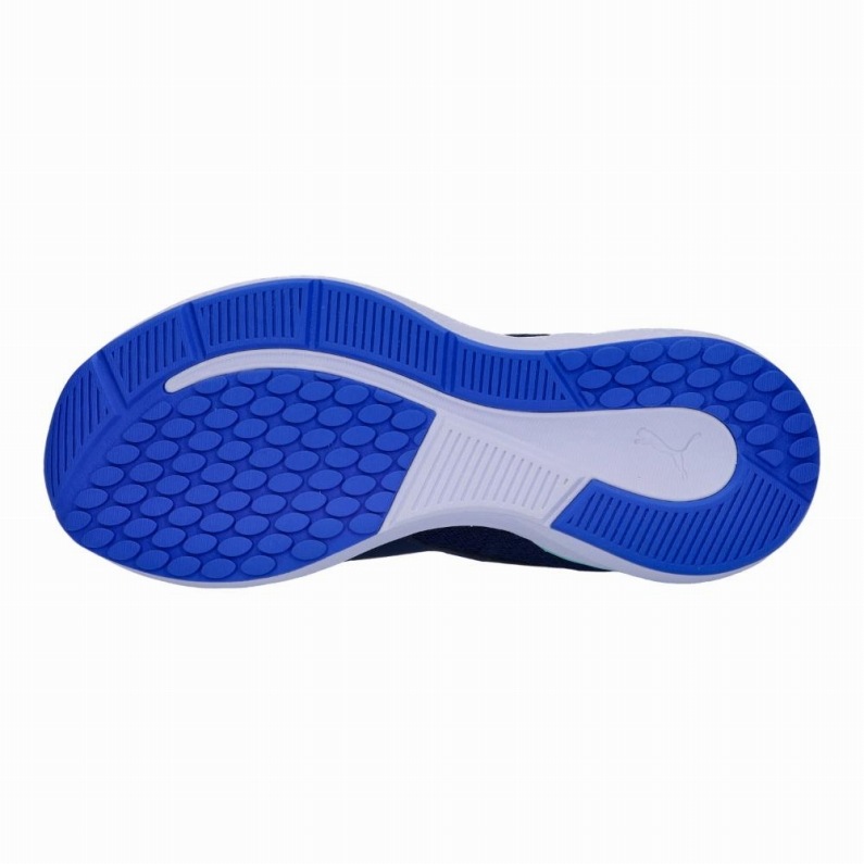 PUMA プーマ キッズ スニーカー スリップオン キッズ クルーズ プロフォーム イーズイン 397633 02 ローカット ジュニア クラブ ネイビー/ハイパーリンク ブルー