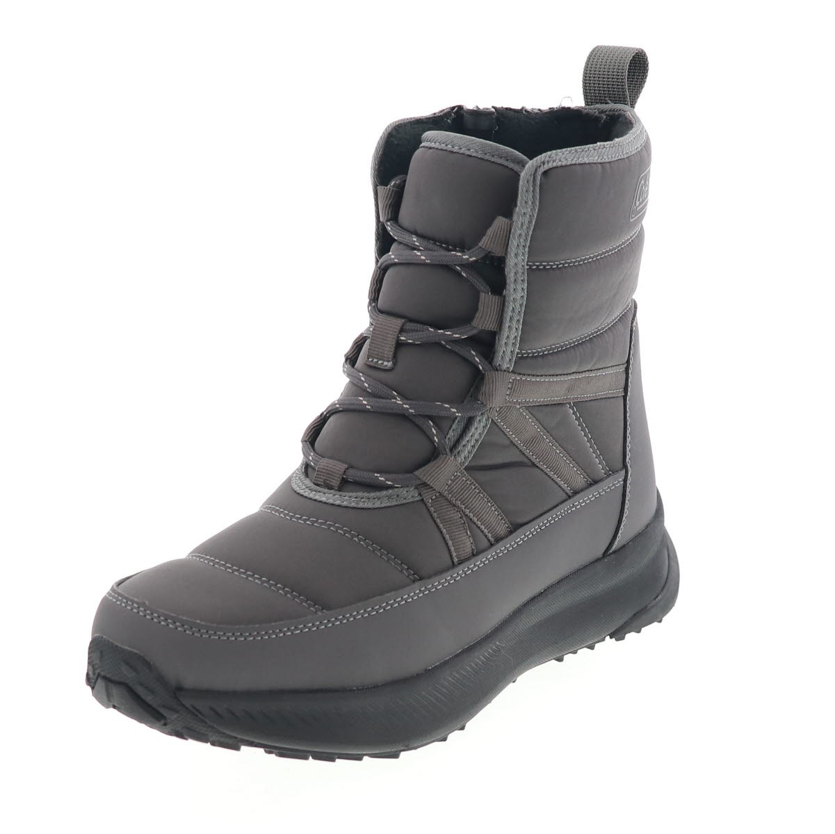 Coleman コールマン レディースブーツ ジッパー付き レースアップブーツ 透湿 防水ブーツ 冬 雪道 滑りにくい靴 Coleman N3グレー/N9ブラック 2025冬 新作