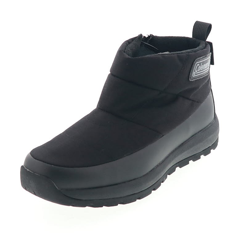 Coleman コールマン ブーツ メンズブーツ ショートブーツ ジップアップ ダウンブーツ 防水ブーツ 透湿 雪道 防滑ソール グレー / ブラック