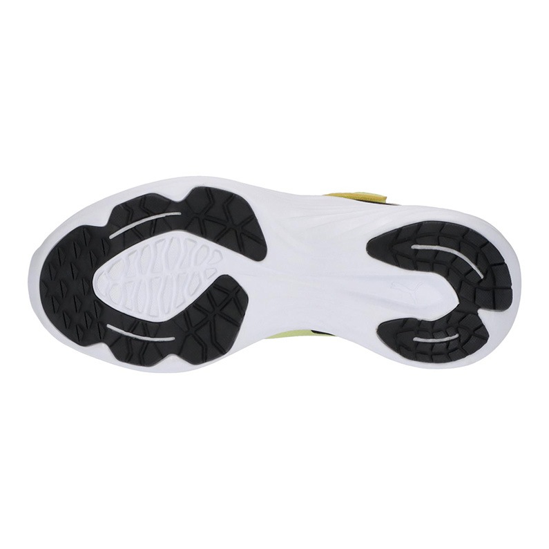 PUMA プーマ キッズ スニーカー スピード モンスター V5 309935_11 ローカット レモン×ブラック ガールズ ボーイズ ランニング