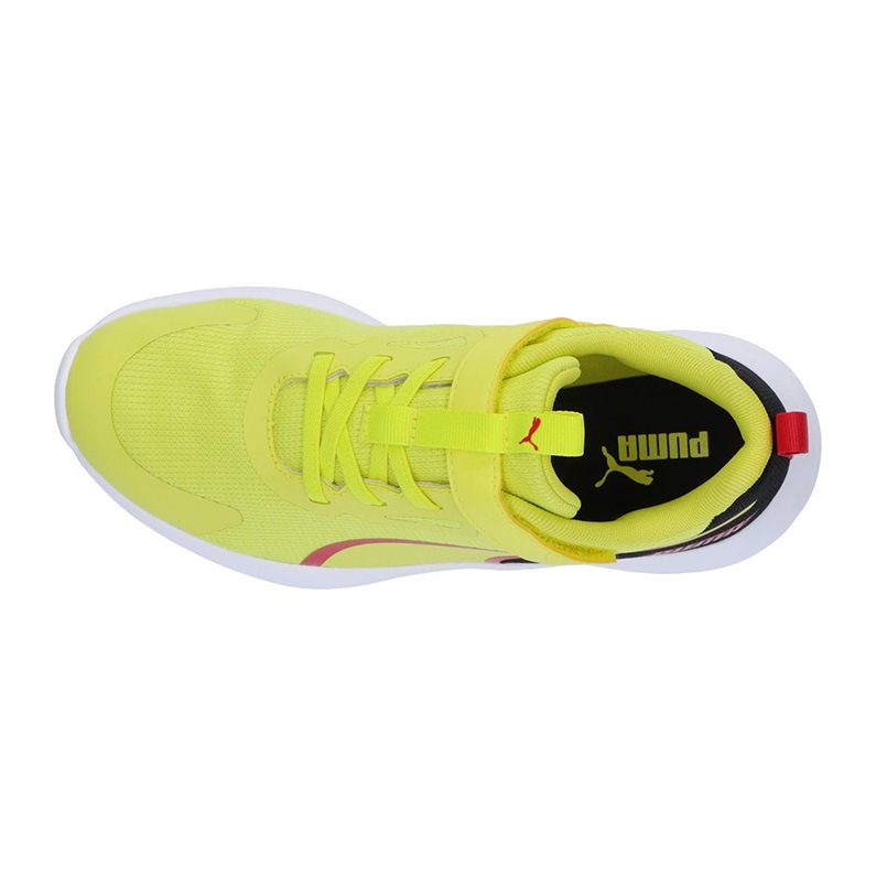 PUMA プーマ キッズ スニーカー スピード モンスター V5 309935_11 ローカット レモン×ブラック ガールズ ボーイズ ランニング