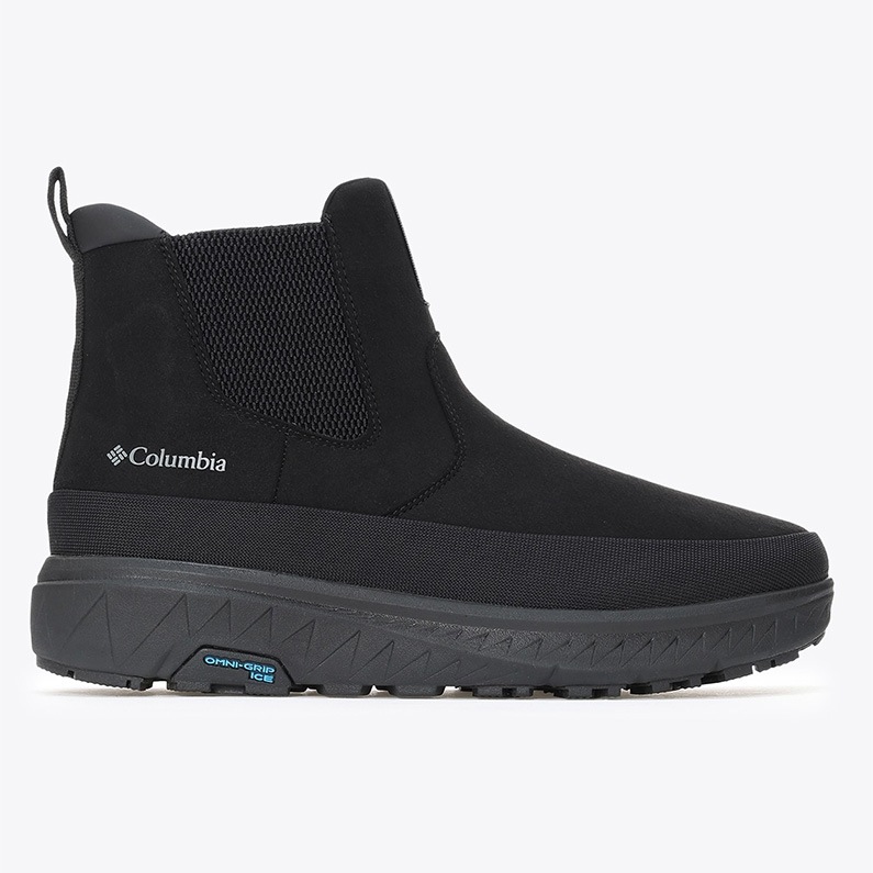 Columbia コロンビア メンズブーツ イエローテイル アイスマジック サイドゴア ウォータープルーフ YU1945 010 保温 防水 新作 ブラック 黒