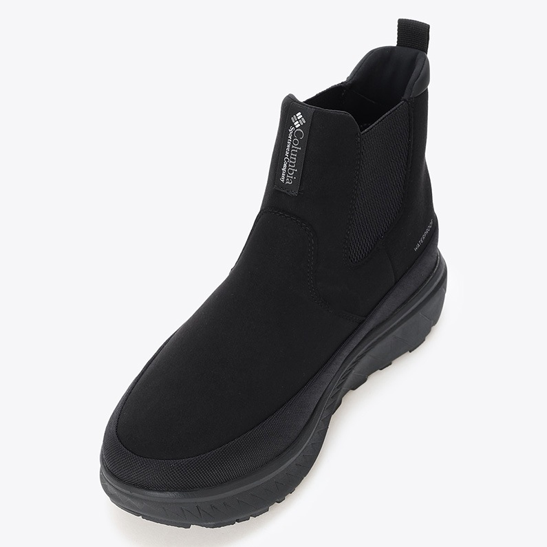 Columbia コロンビア メンズブーツ イエローテイル アイスマジック サイドゴア ウォータープルーフ YU1945 010 保温 防水 新作 ブラック 黒