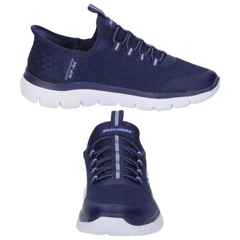 SKECHERS スケッチャーズ スリップインズ キッズ スニーカー 303919L NVY NAVY ネイビー SUMMITS
