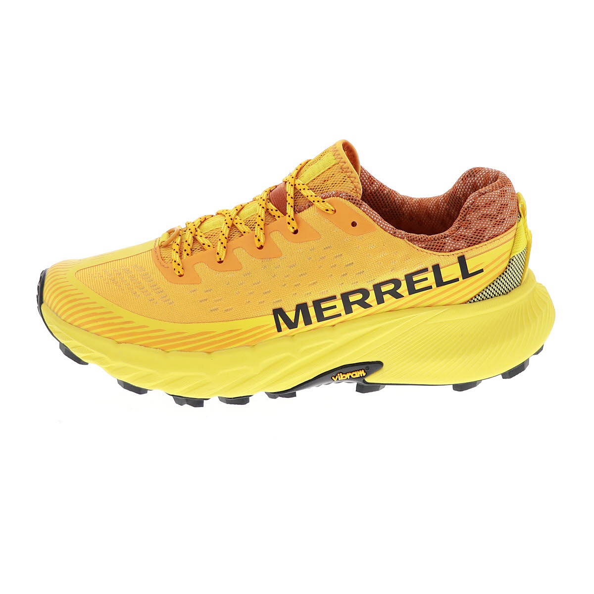 メレル メンズ トレイル ランニングシューズ アジリティー ピーク 5 MERRELL J068341 RUSH ラッシュ オレンジ 防臭加工 通気メッシュ