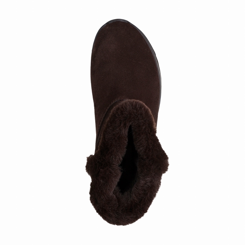 SKECHERS スケッチャーズ スリップインズ レディースブーツ ショート