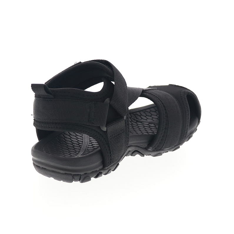 moz モズ キッズ サンダル スポーツサンダル スポサン 履きやすい 子供靴 ベルクロベルト MOZ 25105 BL ブラック 黒 16.0cm～19.0cm