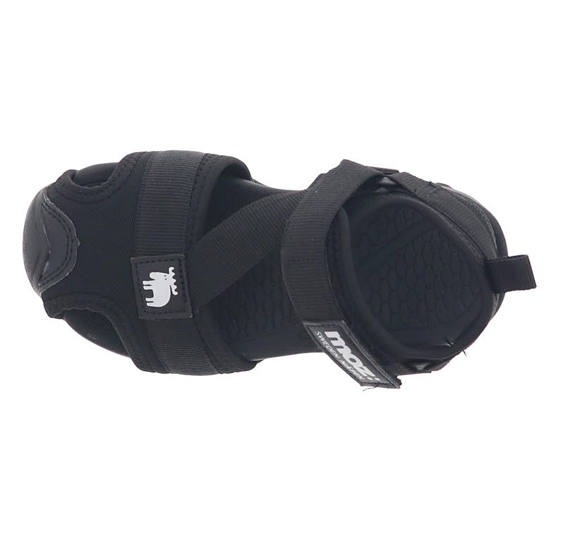 moz モズ キッズ サンダル スポーツサンダル スポサン 履きやすい 子供靴 ベルクロベルト MOZ 25105 BL ブラック 黒 16.0cm～19.0cm