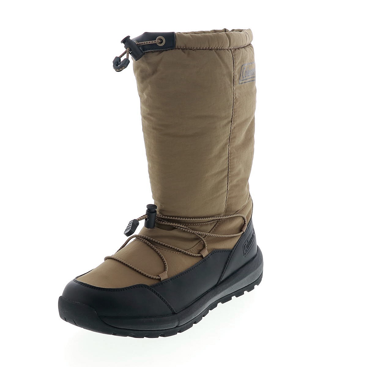 Coleman コールマン ブーツ メンズ ダウンブーツ 2WAY スノーブーツ 冬 雪道 透湿 保温 防水ブーツ ドローコード付き 1X552CH ベージュ / ブラック