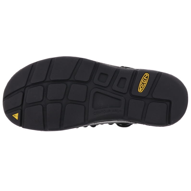 KEEN キーン ユニーク メンズ サンダル 人気 アウトドア シューズ スポサン UNEEK M 1014097 BLACK/BLACK ブラック 旅行 キャンプ