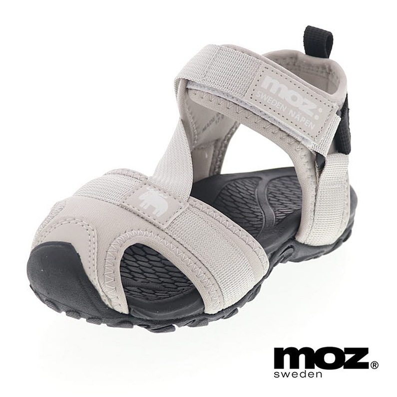 moz モズ キッズ サンダル スポーツサンダル スポサン 履きやすい 子供靴 ベルクロベルト MOZ 25105 BG ベージュ 16.0cm～19.0cm