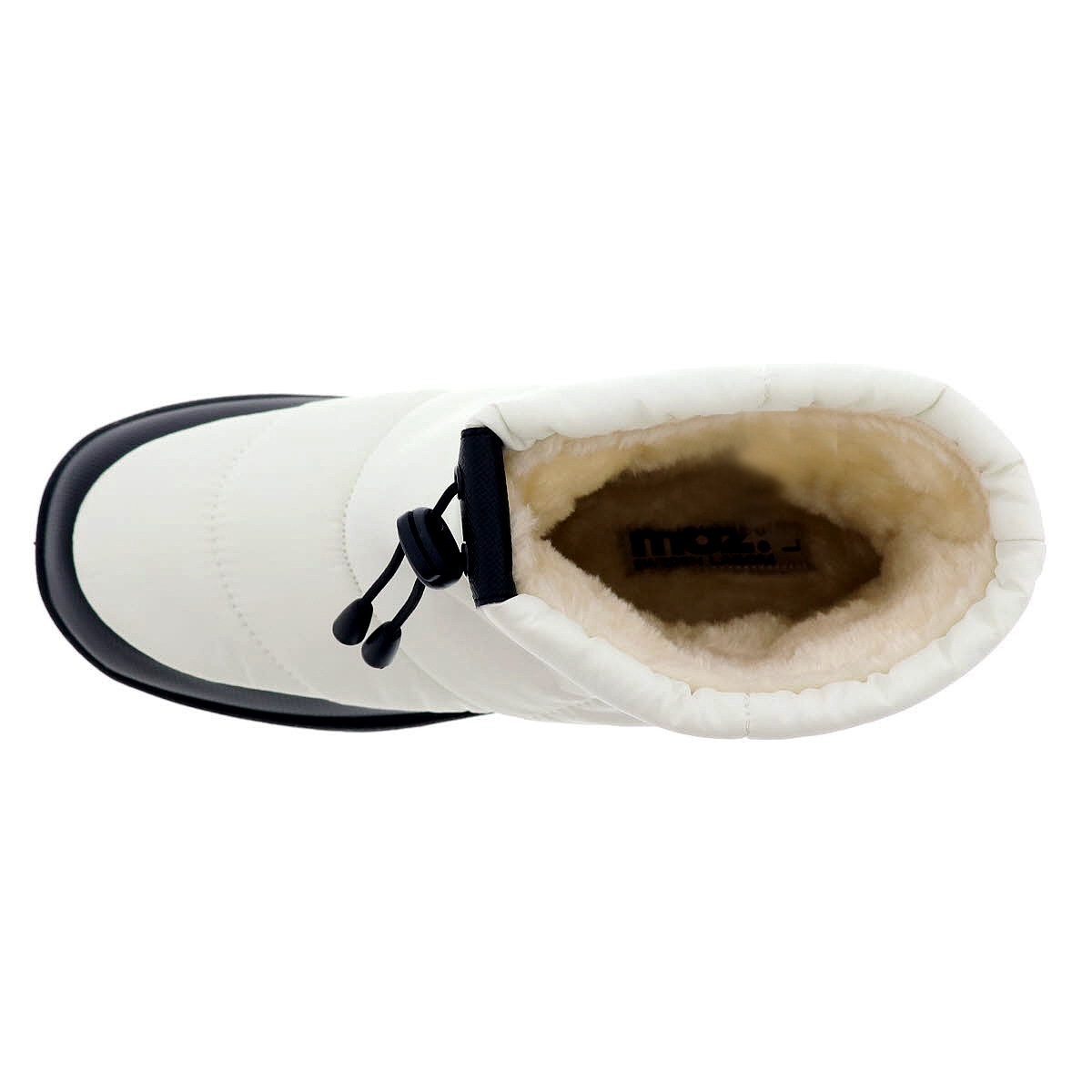 moz モズ レディース ブーツ ウォータープルーフ スノー ブーツ キルティング 防水 防寒 防滑 雪 滑りにくい ライトベージュ 18142