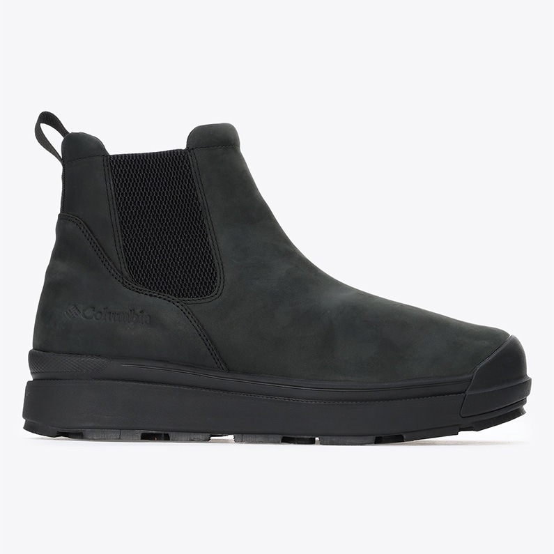 Columbia コロンビア メンズ ブーツ サップランド フォー ラックス サイドゴア ウォータープルーフ オムニヒートインフィニティ YU9594 010 保温 防水 新作 ブラック 黒