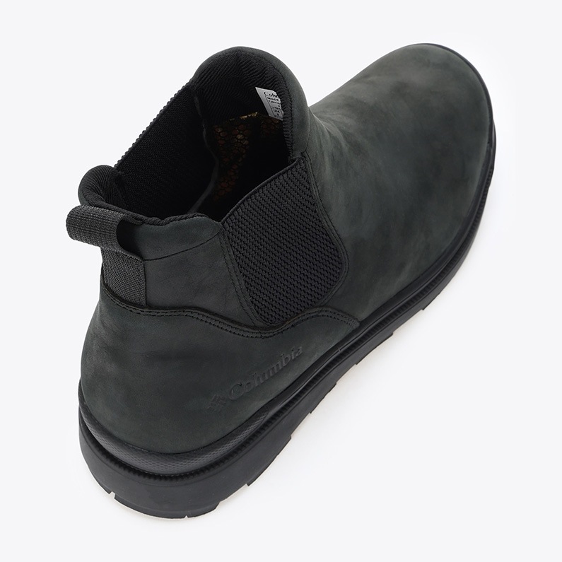 Columbia コロンビア メンズ ブーツ サップランド フォー ラックス サイドゴア ウォータープルーフ オムニヒートインフィニティ YU9594 010 保温 防水 新作 ブラック 黒
