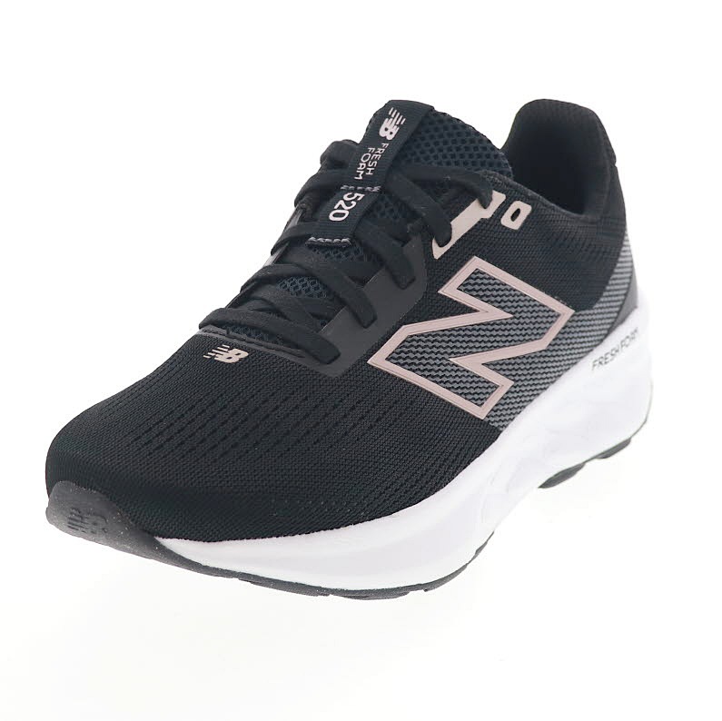 new balance FRESH FOAM 520 V9 ニューバランス レディース スニーカー スポーツシューズ NB W520LK9 2E幅 BLACK/WHITE ブラック