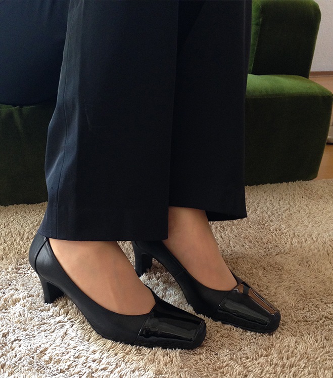 本革 エナメル 上品 パンプス 痛くない フォーマル 幅広 外反母趾 3E