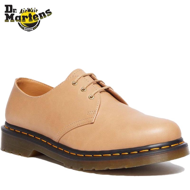ドクターマーチン◇1461Quad II Pisaオックスフォード◆ベージュ 1461 II Pisa Leather Platform Shoes in Parchment Beige | Dr