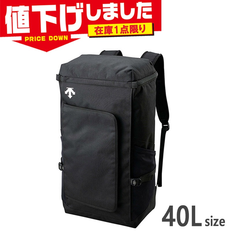 DESCENTE バックパック ブラック デサント(descente) リュックサック リュック・バックパック