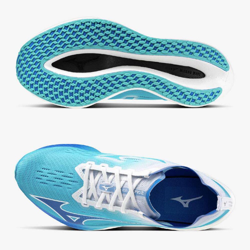 Mizuno ウェーブリベリオンプロ2 ランニングシューズ 青 26cm MIZUNO ミズノ公式 ウエーブリベリオンプロ2 ランニング ユニ