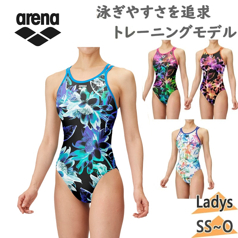 arena 【ECOタフ】トレーニングワンピース（オープンバック