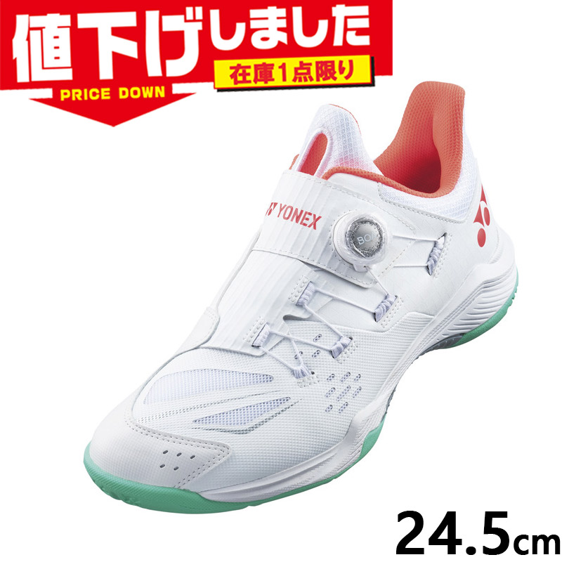 ߸1¤ 24.5cm 4E  磻 ͥå  ǥ ѥå88磻 Хɥߥȥ  塼  å ۥ磻  ̵ YONEX SHB88D3W