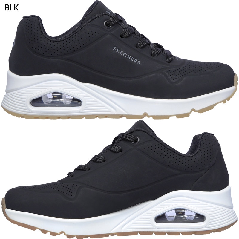 未使用級✨スケッチャーズ　スニーカー　UNO-Stand AIR 黒　24cm SKECHERS スニーカー 「SKECHERS」スケッチャーズ Uno - Stand