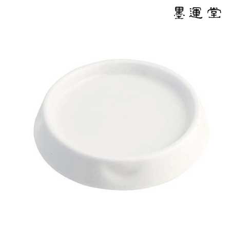 墨運堂　24077　画陶硯　１枚　89×89×16mm