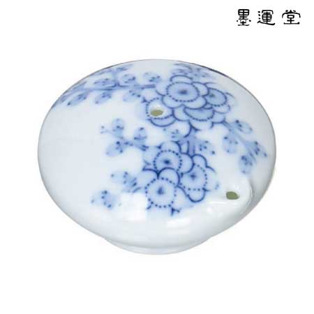 墨運堂　26601　陶器水滴　丸梅　　75×71×40mm