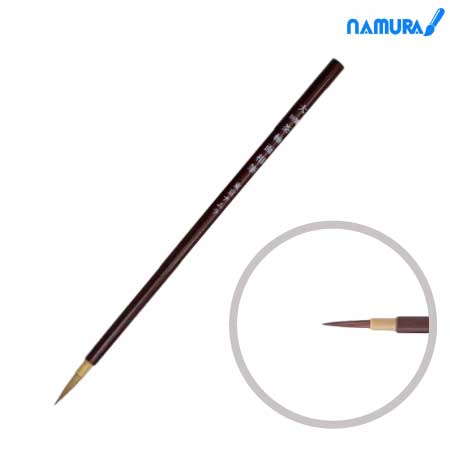 茶軸　イタチ面相［小］