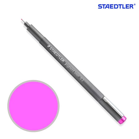 ピグメントライナー0.3㎜［フクシア］