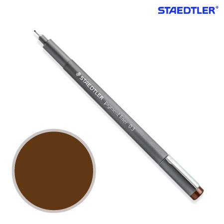 ピグメントライナー0.3㎜［ブラウン］