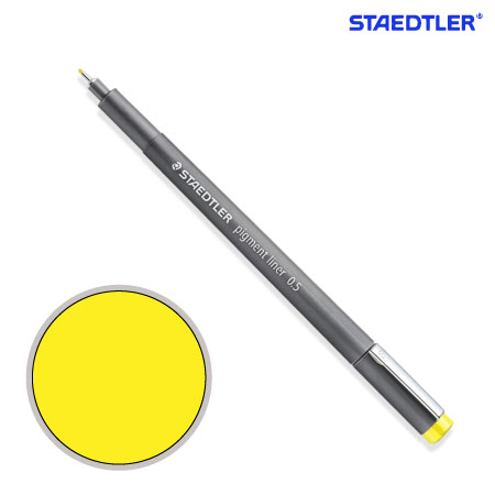 ピグメントライナー0.5㎜［イエロー］