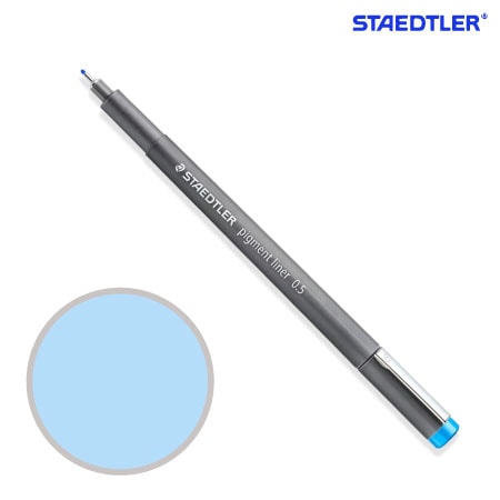 ピグメントライナー0.5㎜［ライトブルー］