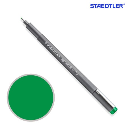 ピグメントライナー0.5㎜［グリーン］