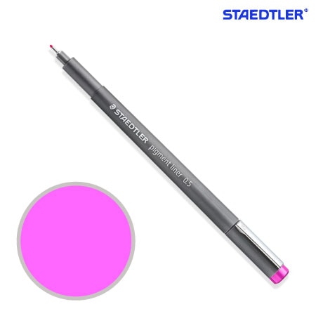 ピグメントライナー0.5㎜［フクシア］