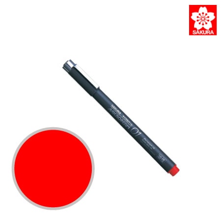 サクラクレパス　EOK01#19　マイクロバーム01［レッド］　レッド　0.1㎜