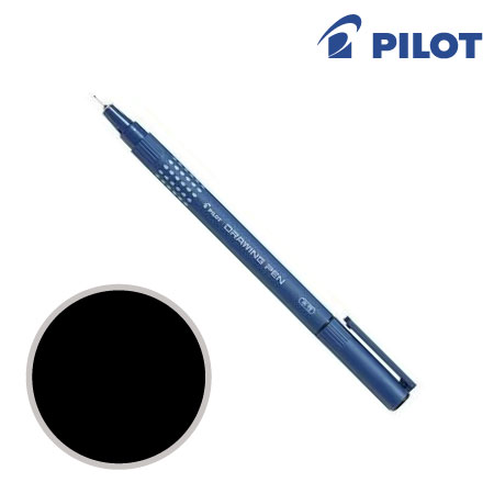 パイロット　S-15DRN8-B　ドローイングペン7［ブラック］　ブラック　0.8㎜