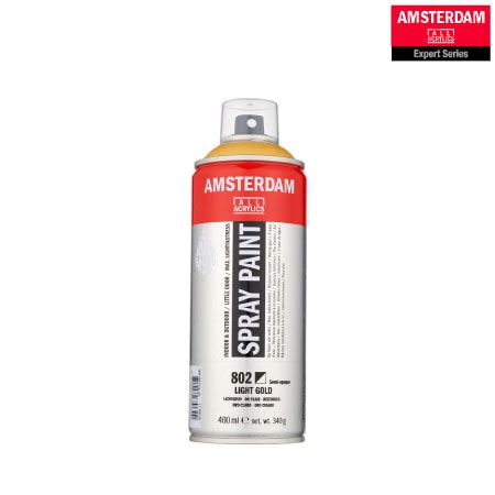 アムステルダム　T1716-802　スプレーペイント［ライトゴールド］　ライトゴールド　400ml