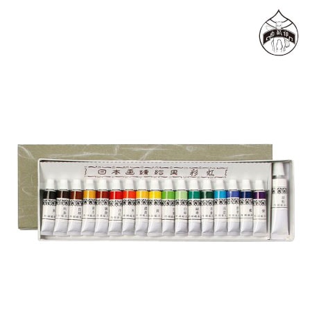 【100点以上】日本画岩絵具＋水干絵具＋その他画材セット 楽天市場】水干絵の具 20ml 24色セット ボトル入 【 日本画 水墨画