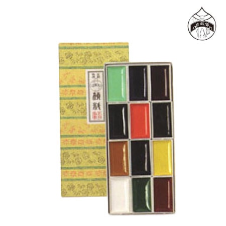 角顔彩 並品    12色