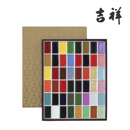 吉祥　45023　角顔彩  上製   48色　48色　