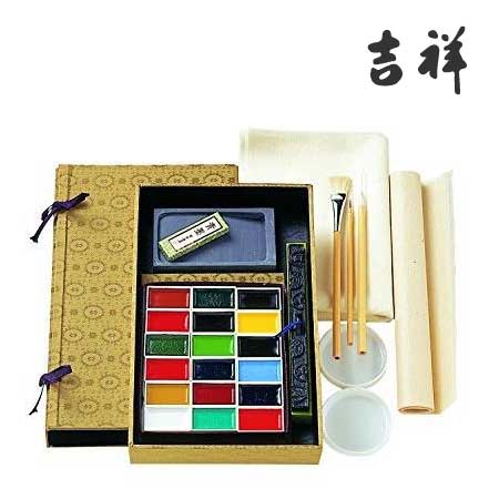 墨彩画セット  №2(顔彩上製入)