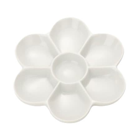 陶器 梅皿(6仕切) 18cm 52318