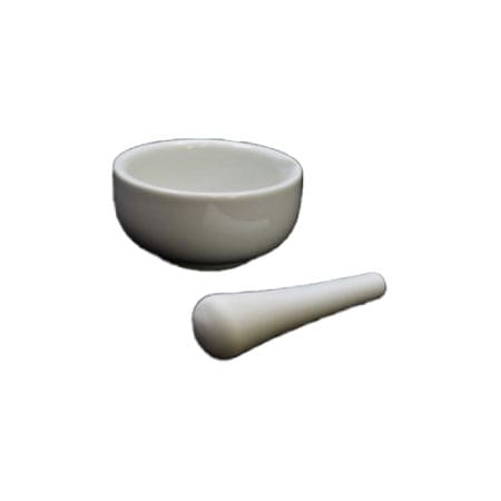 セトリカ　陶器  乳鉢(棒付)　12cm