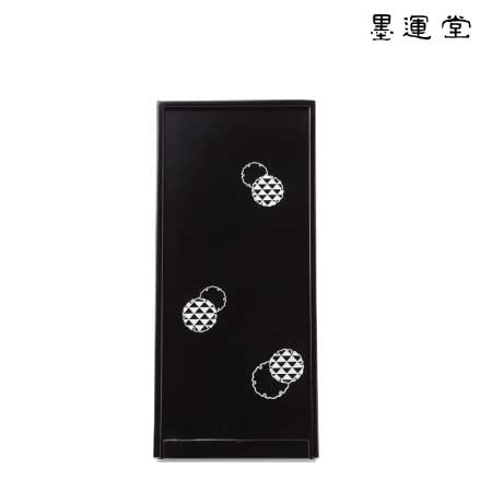 硯箱　越前塗　黒（小）［うろこ］