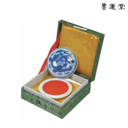 楽天市場】書道用品 国産印泥『極上 別練印朱 角型』｜書道 印泥