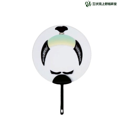 透明フェイスうちわ　殿様